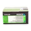 Toner Lexmark 802HCE Projekt-Toner Cyan 3000ppm 80C2HCE